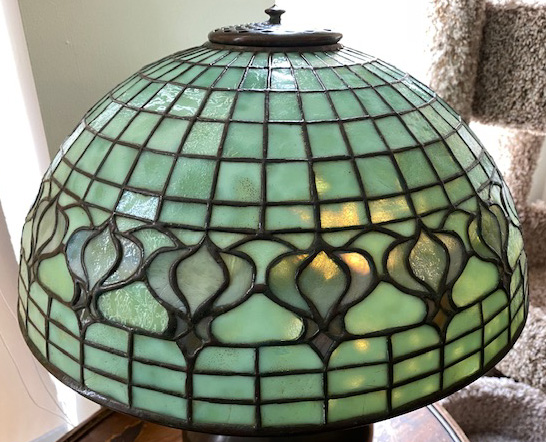 Pumpkin tiffany sale lamp